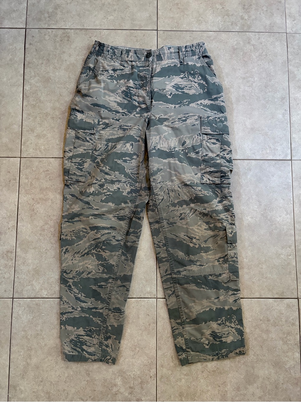 Tama Air Force Womens sz 14R Pants Green Camouflage Cargo Utility Trousers